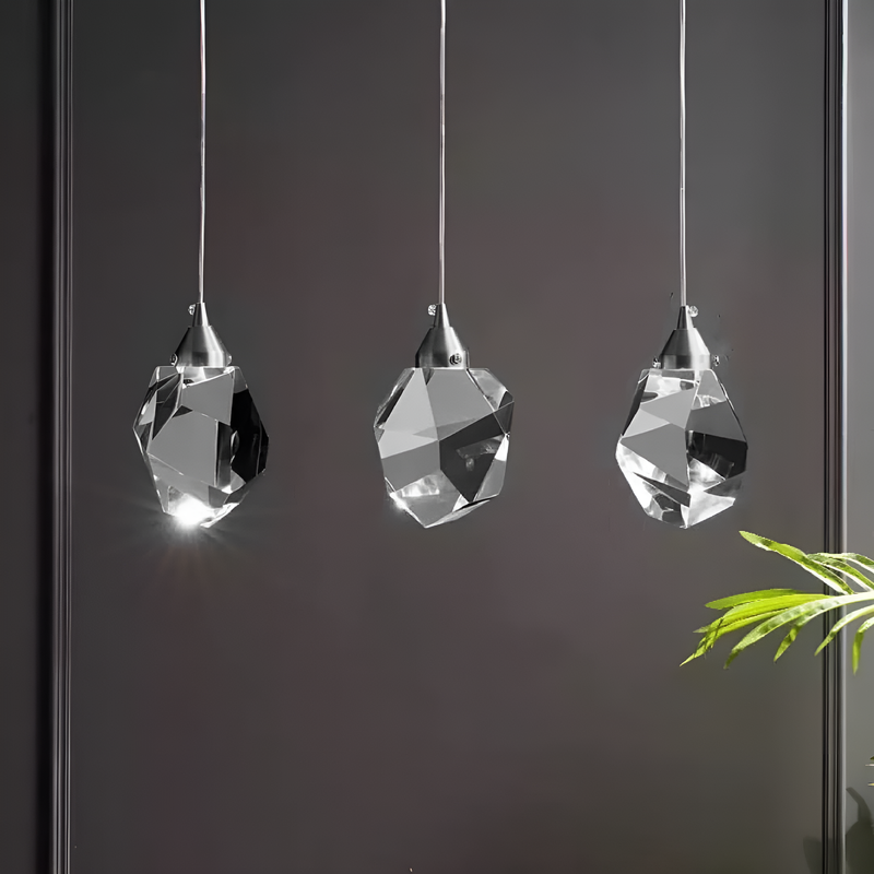 Підвісний світильник золотий / срібний 4000К LED Gold / Silver 5w Crystal shine 210722-100000174