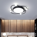 Стельова люстра світильник золота / чорна кругла D-40/D-50 cm Black/Gold Ceiling Orbital 230858-100002434