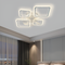 Стельова люстра біла з прозорим вентилятором керована Led 70W White Fan lamp 250775-100005527