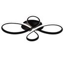 Люстра стельова чорна квітка L-60 cm Led 50W Black Flower 250752-100005689