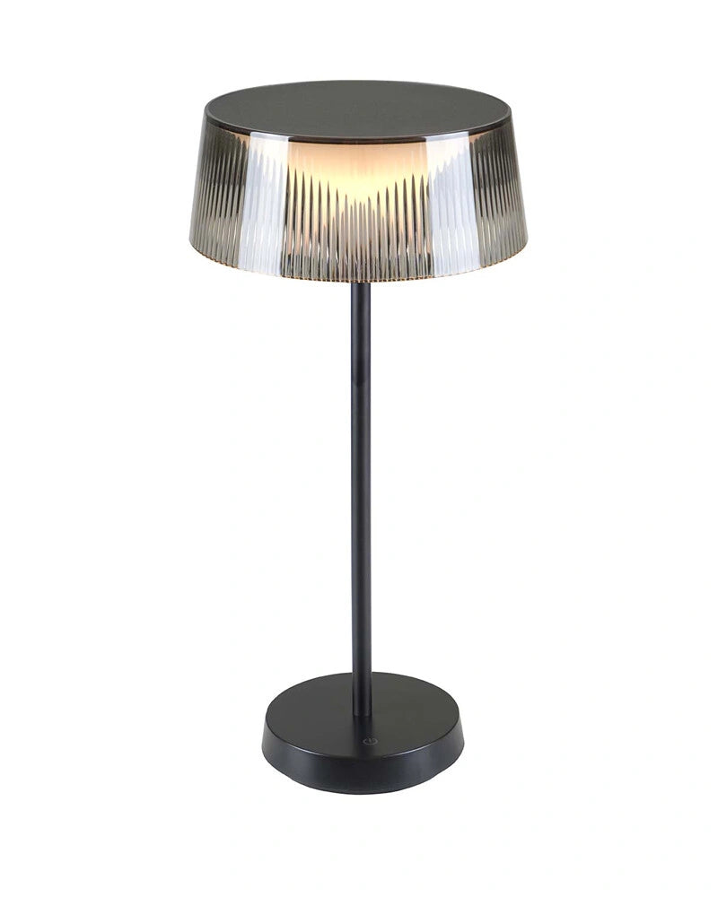 Акумуляторна лампа чорна H-37 cm Led 3.4W 2700K Black Lamp 251240-100006828