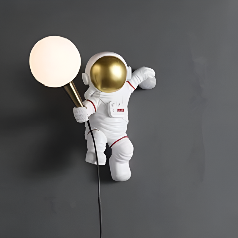 Настінний світильник «Астронавт з лампою» для дитячої кімнати H-33 cm Astronaut Left / Right 220119-100000616