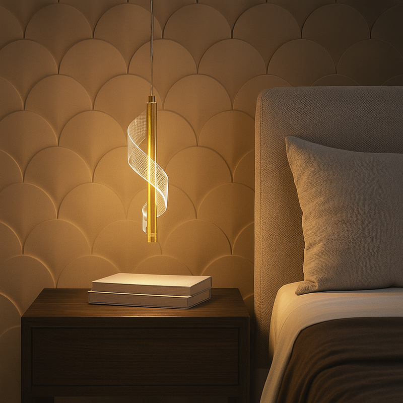 Підвісний світильник золотий Led 3.5W 4000K Gold Jellyfish 250735-100005454