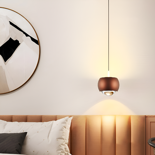 Підвіс чорний / білий / кавовий / сірий / синій D-10 cm Led 13W 4000К Black/White/Coffee/Grey/Blue Lens 231158-100002784