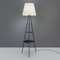 Торшер тринога чорний з трьома полицями Кут H-170 cm E27 Black+White Angle 250744-100005491