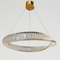 Люстра золота світлодіодна з кришталевим плафоном Кристал D-60 cm / D-80 cm Led Crystal diamond 250735-100005617