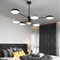 Люстра сіра з чорним D-70 cm Led H-40 cm 62W / 90W Супутник Black+Grey Orbit Lamp 6 ламп та 8 ламп 231058-100002638