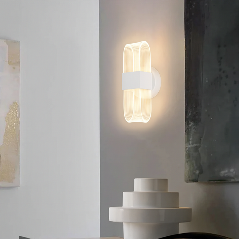 Настінний світильник Лед золотий, чорний, білий H-21 cm Led 24W 3000K-6000K Black / White / Gold Porima  230149-100001355