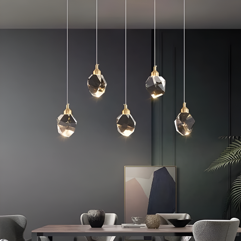 Підвісний світильник золотий / срібний 4000К LED Gold / Silver 5w Crystal shine 210722-100000174