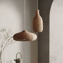 Підвісний світильник H-40 cm W-17 cm E27 Wood Wabi Sabi Boho 260258-100007569