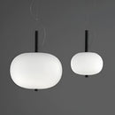 Підвісний білий світильник D-24 cm / 30 cm Led 6W / 9W White+ Black Former ball 260658-100008277