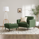 Торшер тринога дерев'яний з полицею Сканді H-148 cm E27 White Scandi Wood 250740-100005490