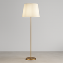 Торшер золотий з білим абажуром Стенд H-169 cm E27 Gold+White Stand 250740-100005496