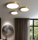 Стельовий світильник золотий світлодіодний Коло D-25 cm/ D-30 cm/ D-40 cm/ D-50 cm Led Goldi ceiling 240776-100003471