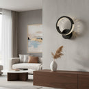 Настінний світильник чорний D-25 cm H-30 cm Led 17W 3000-6000K Black Arka lamp 251174-100006628