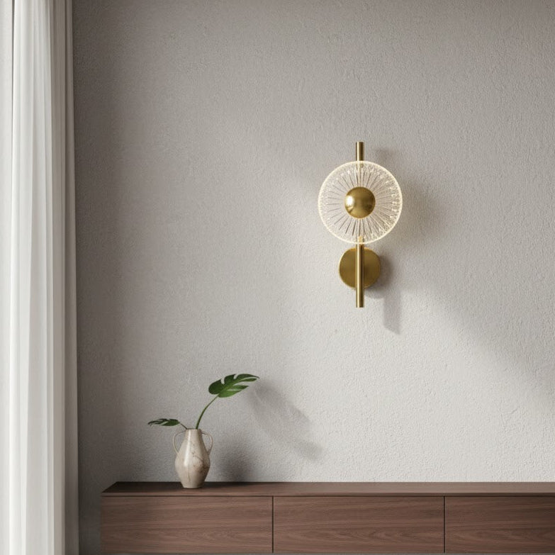 Настінний світильник золотий H-40 cm Led 3000-6000K Gold Sunflower 251122-100006604
