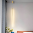 Підвісний світильник золотий Led 18W 3000K H-80 cm/ H-100 cm Line Gold Pipeline 220920-100001004