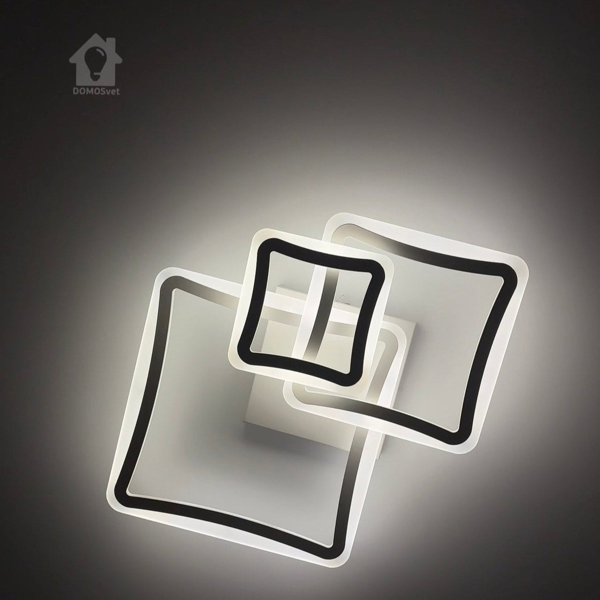 Стельовий світлодіодний світильник  3 square L650 Led 73W 3000K 4000K 6000K White 240452-100003244