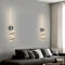 Настінний світильник H-70cm / H-90 cm Led 16W/22W 4000K Black Spiral wave 241080-100003926