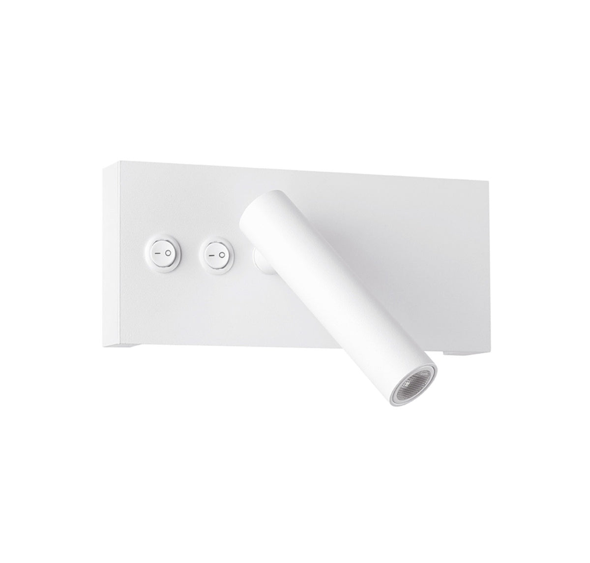 Настінний світильник білий з вимикачем на корпусі H-8 cm Led 10W 4200K White Vadud 260160-100007195