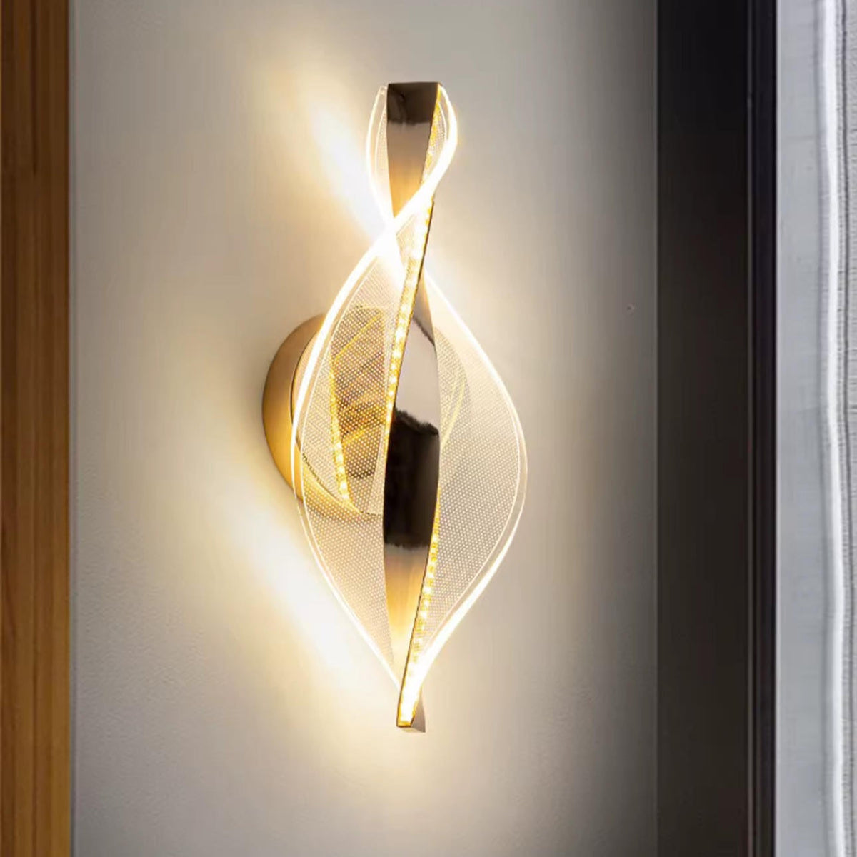 Настінний світильник Spiral jellyfish H310 Led 11W 4000K Gold 250335-100004236