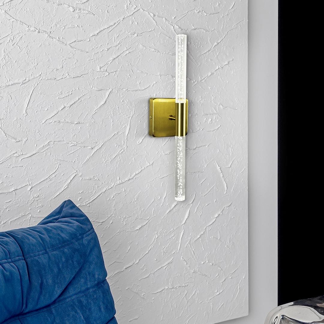 Настінні світильники золоті Led 3W 4000K L-40 cm / L-60 cm Gold Bubble Tube 250318-100004275