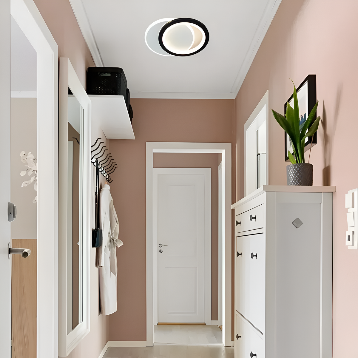 Настінний світильник Rings White+Black 25W 250675-100005032