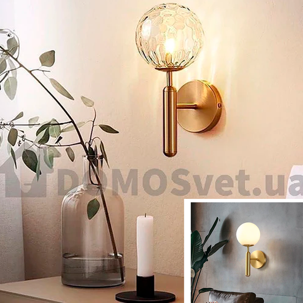 Бра Torch Lamp Transparent / Matte White 210718-100000051