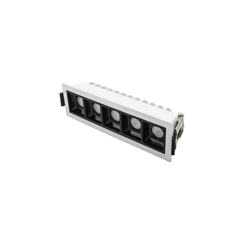 Вбудований Точковий Світильник 5-LED 8W White+Black 3000К / 6000К 210825-100000292
