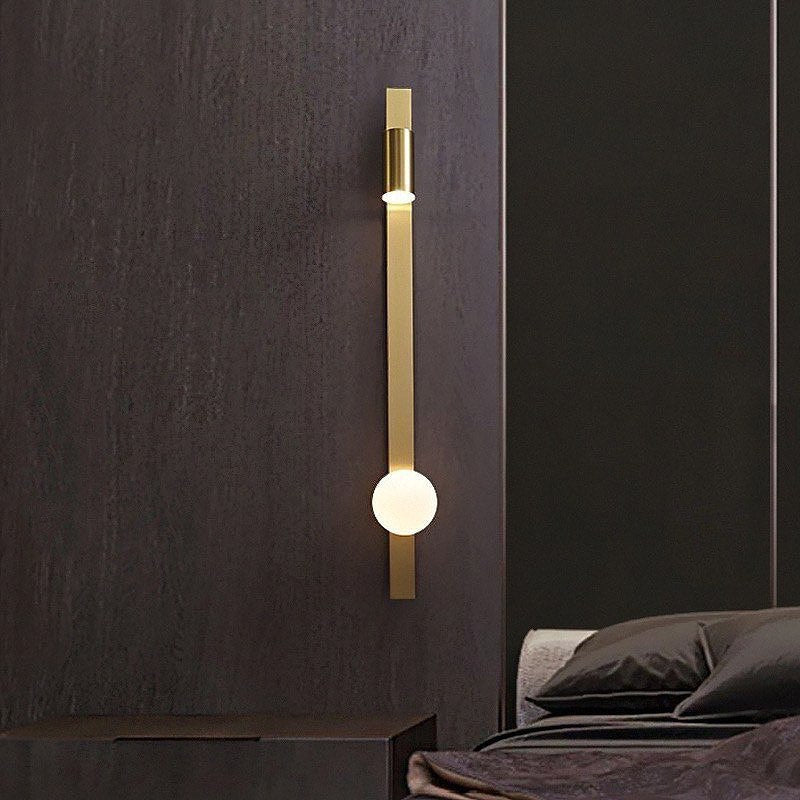 Настінний світильник золотий H-80 см G9+led Gold Spot ball 230118-100001325