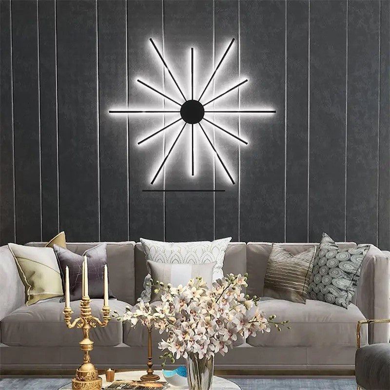 Настінний світильник Geometric shapes lamp Led 50W 4000K Black 230318-100001501