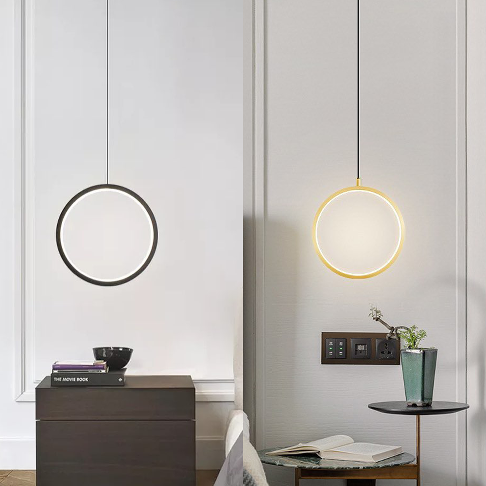Підвісний світильник Round Led Lamp Black / Gold 220414-100000725