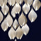 Підвіс одинарний Bell White+sand gold D-12 см / G9 квітка 230120-100001320