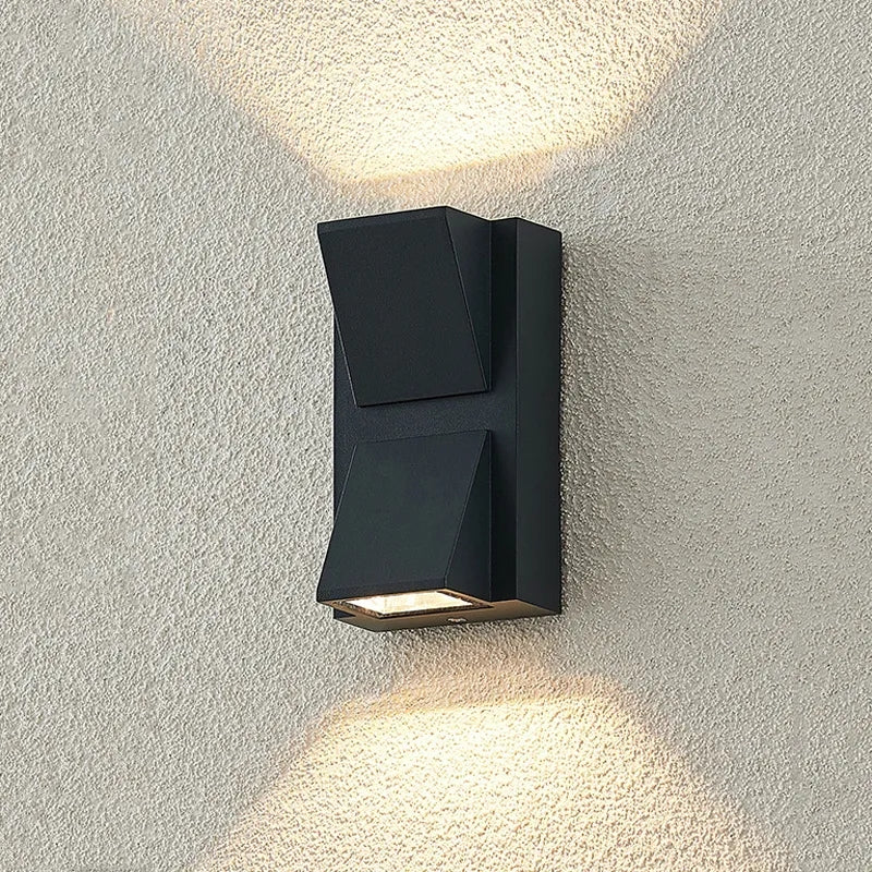 Настінний чорний вуличний світильник H-14,5 cm Led 6W 3000К Black Evelina 230319-100001428