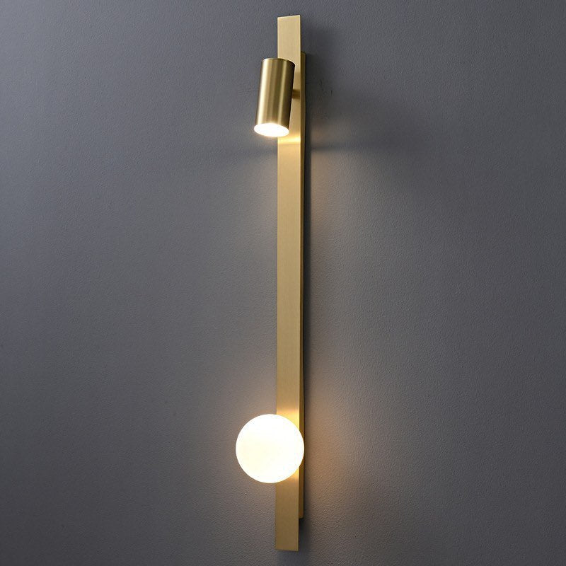 Настінний світильник золотий H-80 см G9+led Gold Spot ball 230118-100001325