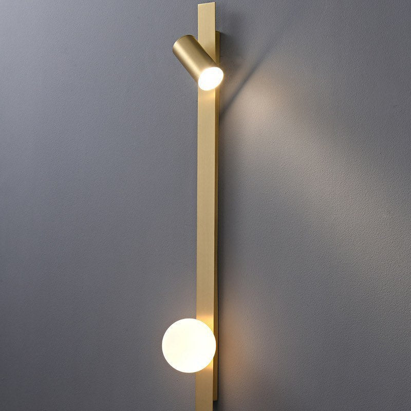 Настінний світильник золотий H-80 см G9+led Gold Spot ball 230118-100001325