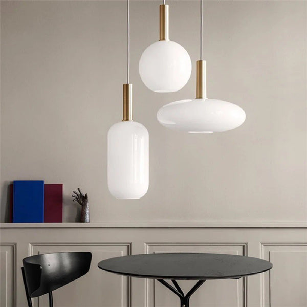 Підвісний світильник Altom lamp 3хЕ27 White Black Gold 230331-100001460