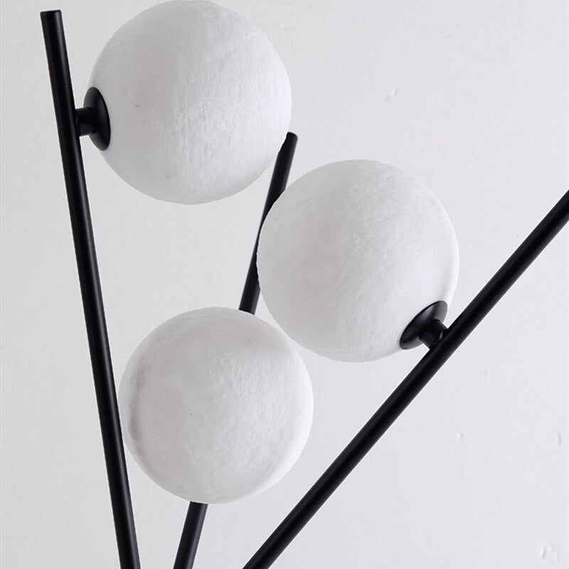 Торшер Balls Black White H-165 cm Strong Bowls 220927-100001023