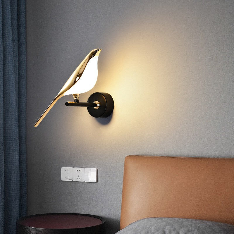 Настінний світильник L-30 cm Led 12W 4000К Gloss Gold Bird 220835-100000994