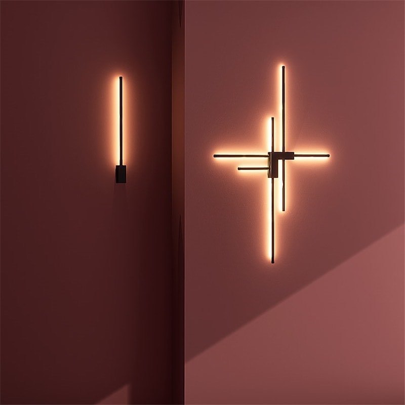 Настінний світильник Geometric shapes lamp 7 Led 31W 4000K Black / Gold 230318-100001476