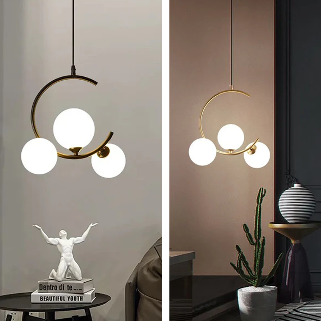 Підвіс Ceiling Moon Balls Gold / Black 220518-100000796