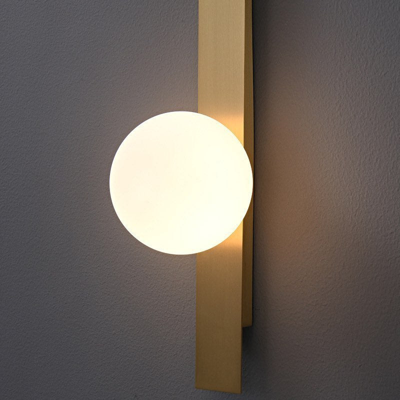 Настінний світильник золотий H-80 см G9+led Gold Spot ball 230118-100001325