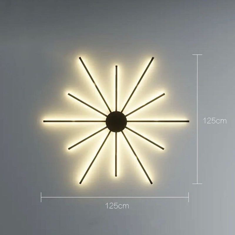 Настінний світильник Geometric shapes lamp Led 50W 4000K Black 230318-100001501