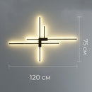 Настінний світильник Geometric shapes lamp 7 Led 31W 4000K Black / Gold 230318-100001476