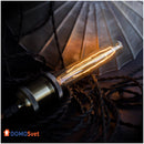 Лампа Edison T30x185 Диммована Domosvet Design 21053-35007