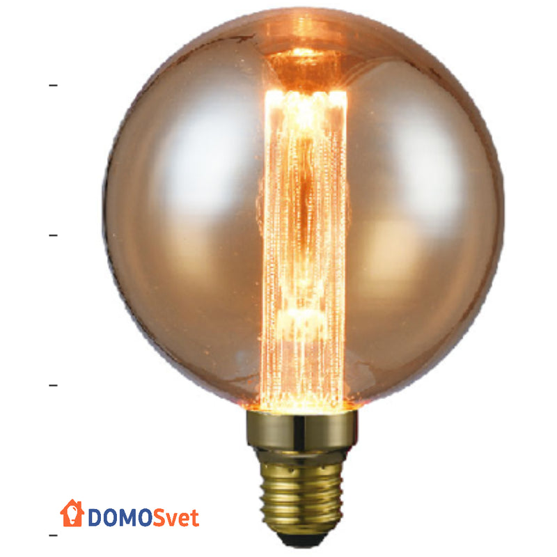 Лампа Led G95 3w 2000k Domosvet Design 21053-35195