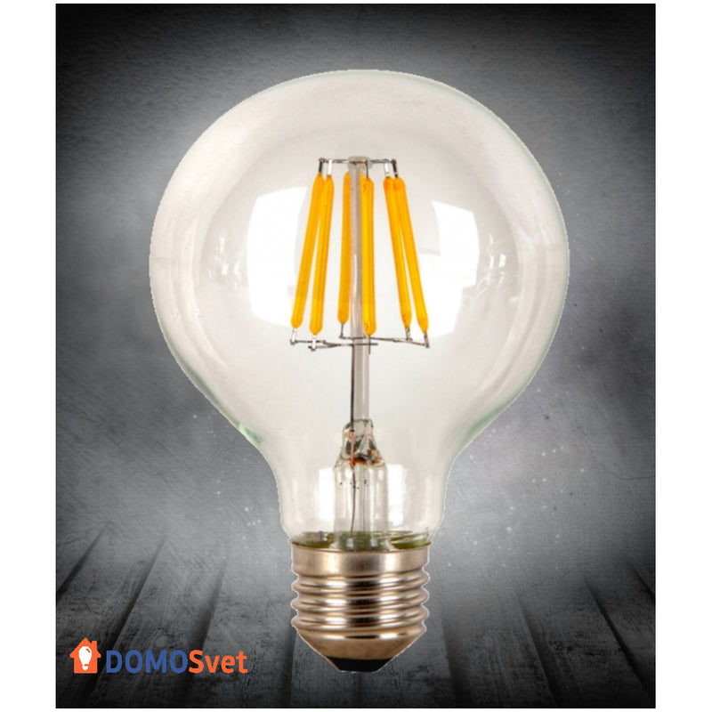 Лампа Едісона Led G95 6w 2700k Domosvet Design 21053-35777