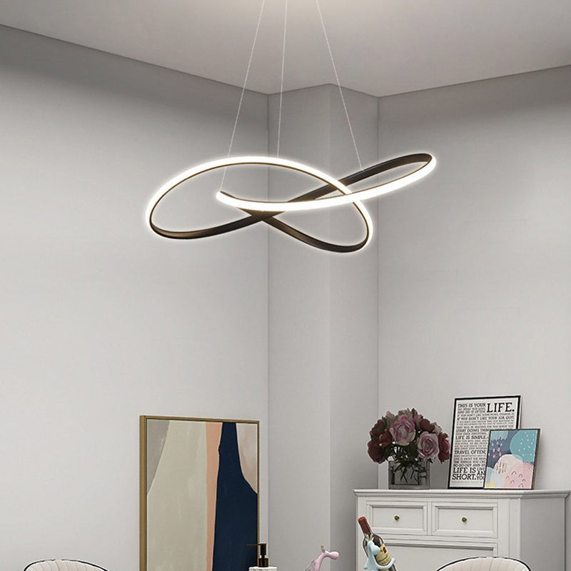 Підвісні люстри Led Lamp D-500 P50W Black / White Knot 230261-100001422