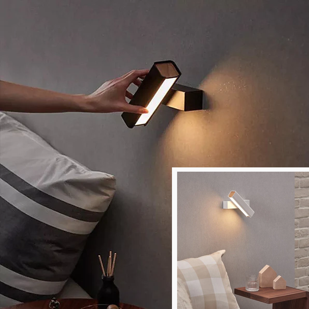 Настінні світильники з вимикачем на корпусі Turn wall Lamp Led 5 W Black / White 230236-100001378