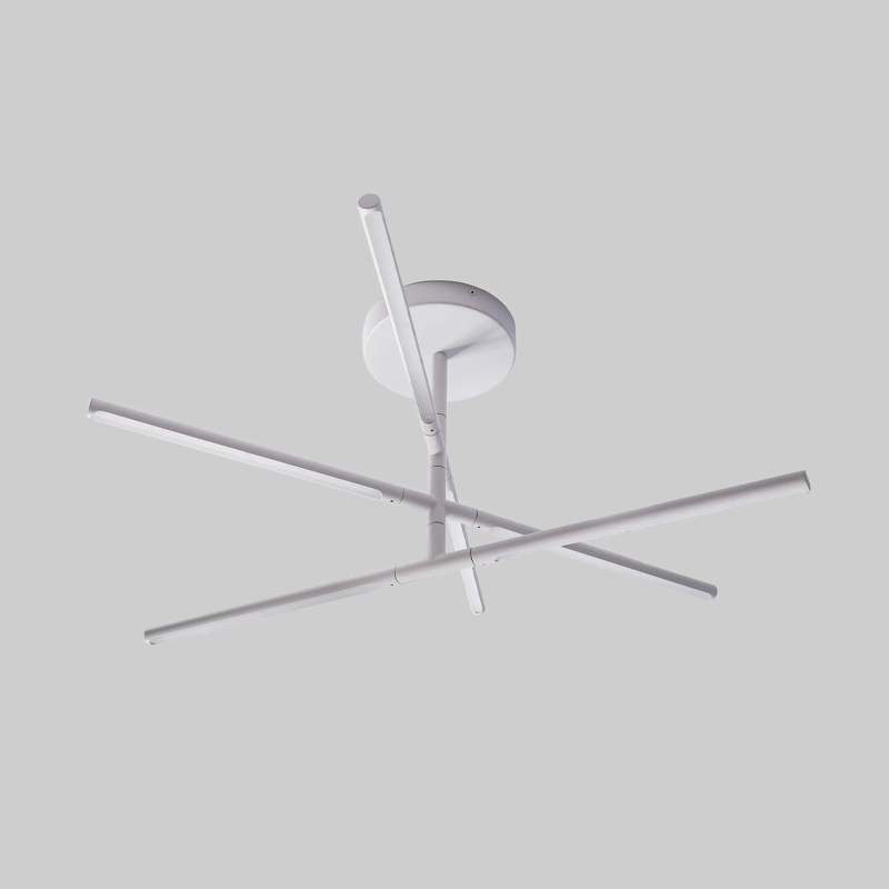 Люстра біла D-73 cm LEDx6 36W White Ray 210826-100000304
